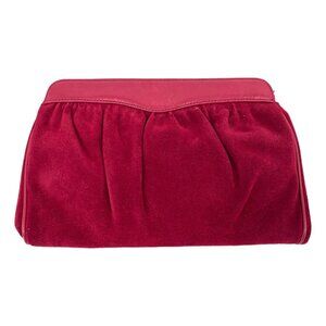 Scepi Red Convertible Leather Clutch | Small & Stylish